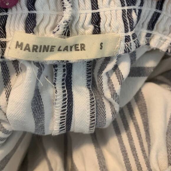 Marine Layer short sleeves off shoulder mini dress size Small - Picture 3 of 10